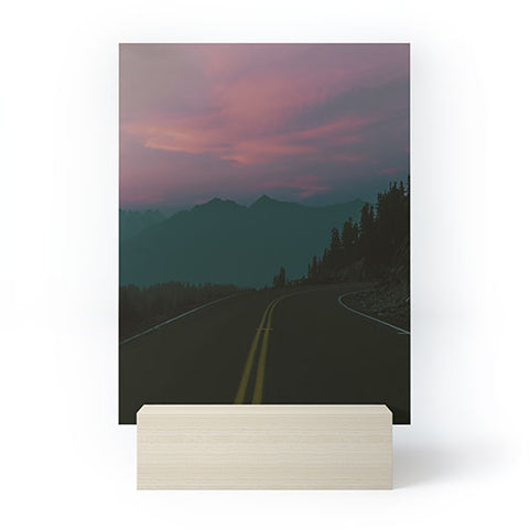 Hannah Kemp Dreamy Mountain Drive Mini Art Print