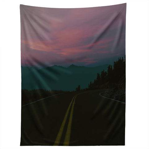 Hannah Kemp Dreamy Mountain Drive Tapestry