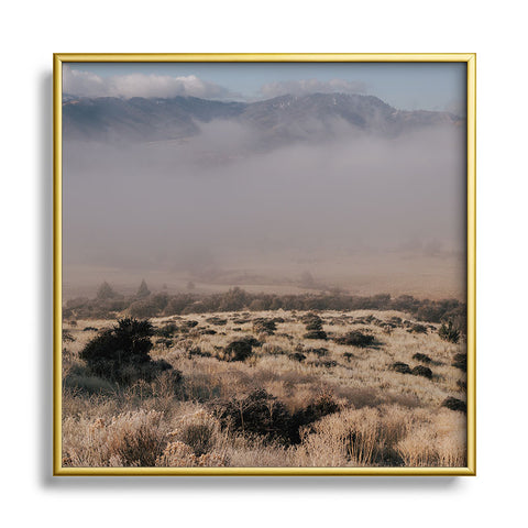 Hannah Kemp Early Morning in California Square Metal Framed Art Print