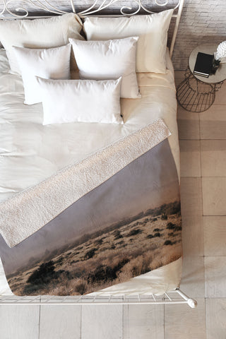 Hannah Kemp Early Morning in California Fleece Throw Blanket