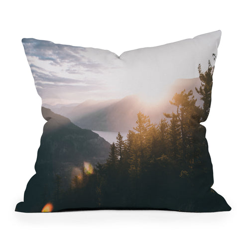 Hannah Kemp Early Mornings II Outdoor Throw Pillow