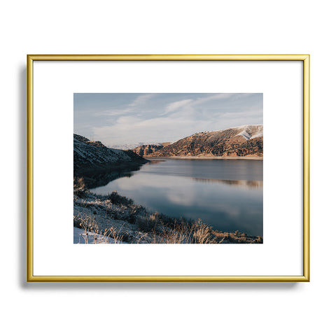Hannah Kemp Echo Resevoir Metal Framed Art Print