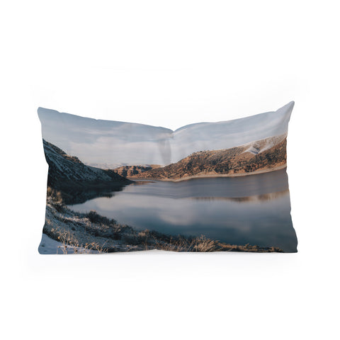 Hannah Kemp Echo Resevoir Oblong Throw Pillow