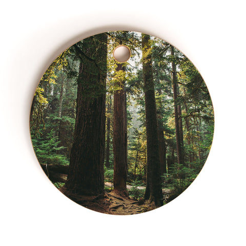 Hannah Kemp Echoes of the Forest Cutting Board Round