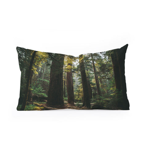 Hannah Kemp Echoes of the Forest Oblong Throw Pillow
