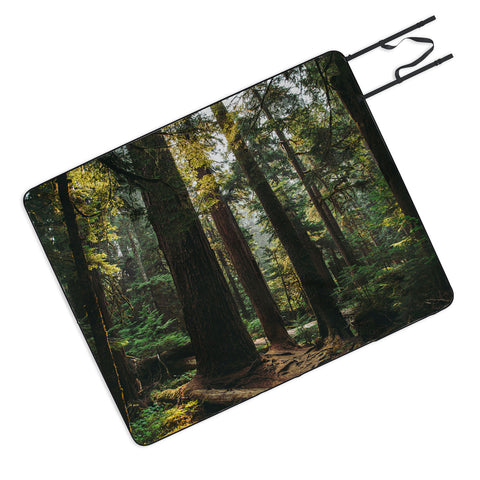 Hannah Kemp Echoes of the Forest Picnic Blanket