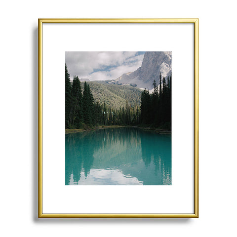 Hannah Kemp Emerald Lake Yoho Metal Framed Art Print