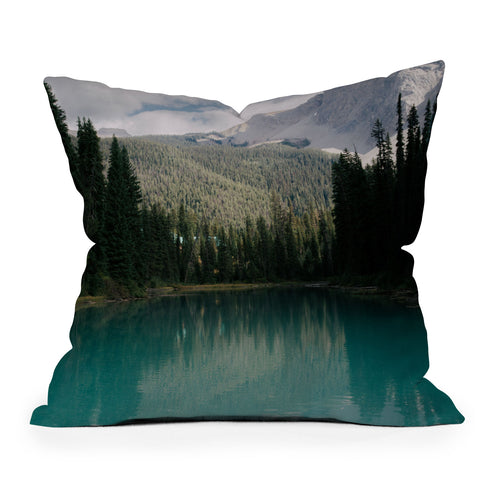 Hannah Kemp Emerald Lake Yoho Throw Pillow