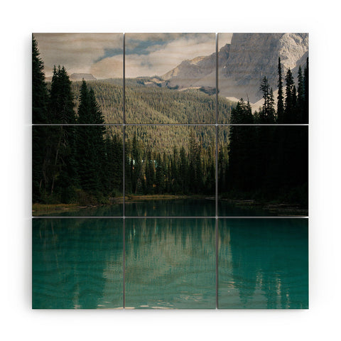 Hannah Kemp Emerald Lake Yoho Wood Wall Mural