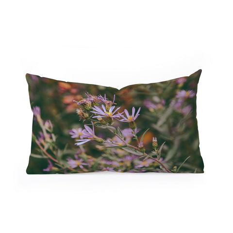 Hannah Kemp Eucephalus Ledophyllus Oblong Throw Pillow