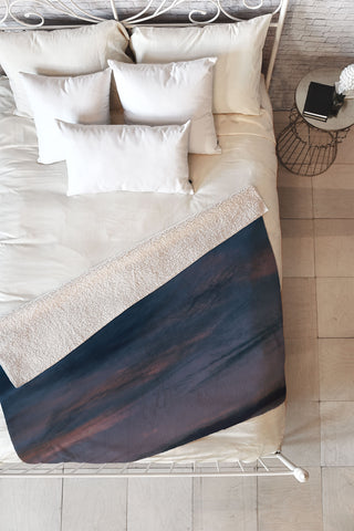 Hannah Kemp Evening Sky Fleece Throw Blanket