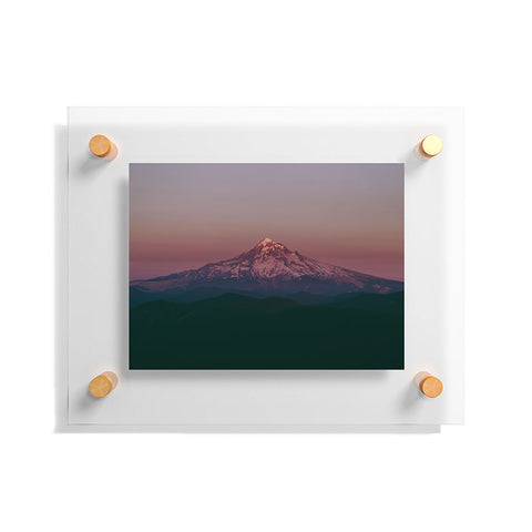 Hannah Kemp Evenings at Hood Floating Acrylic Print