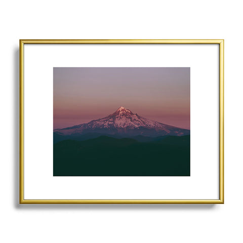 Hannah Kemp Evenings at Hood Metal Framed Art Print