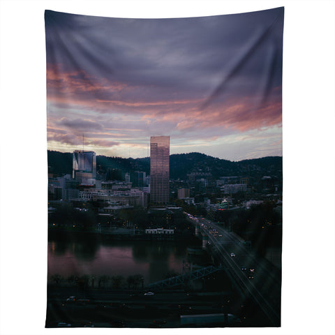 Hannah Kemp Evenings in Portland Tapestry