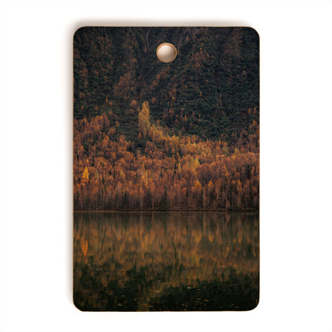 Hannah Kemp Fall Lake Cutting Board Rectangle