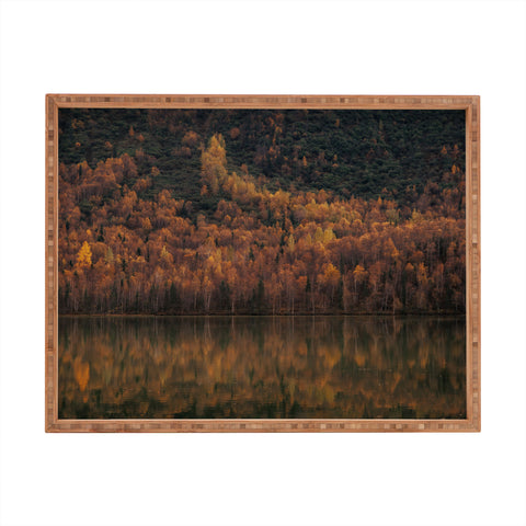Hannah Kemp Fall Lake Rectangular Tray