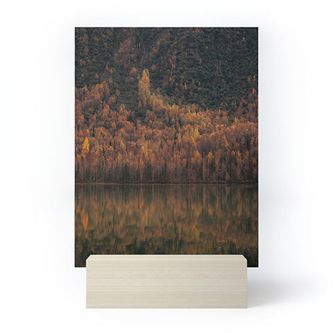 Hannah Kemp Fall Lake Mini Art Print