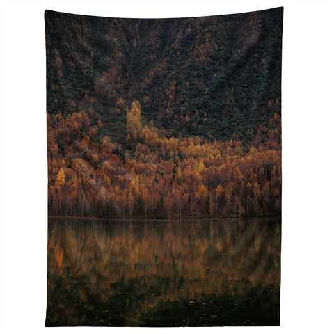 Hannah Kemp Fall Lake Tapestry