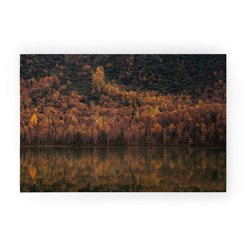 Hannah Kemp Fall Lake Welcome Mat