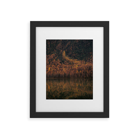 Hannah Kemp Fall Lake Framed Art Print