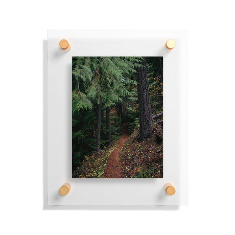 Hannah Kemp Fall Trail Floating Acrylic Print