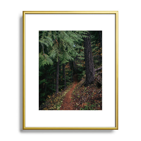 Hannah Kemp Fall Trail Metal Framed Art Print