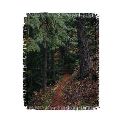 Hannah Kemp Fall Trail Throw Blanket