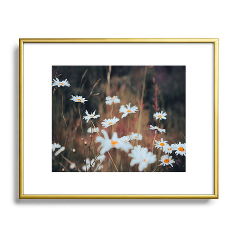 Hannah Kemp Field of Daisies Metal Framed Art Print