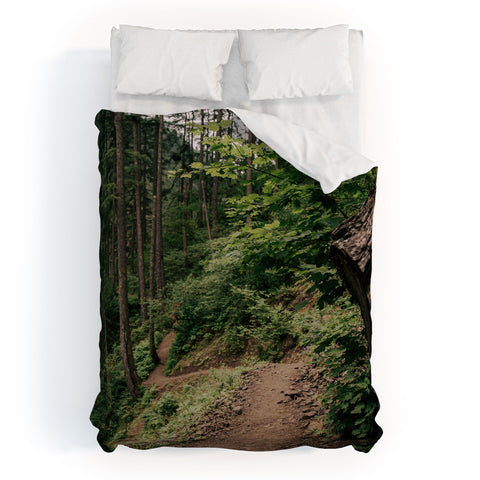 Hannah Kemp Find me through the Woods Duvet Cover