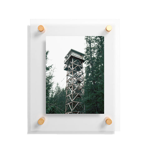 Hannah Kemp Fire Lookout Floating Acrylic Print