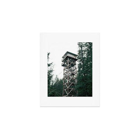Hannah Kemp Fire Lookout Art Print