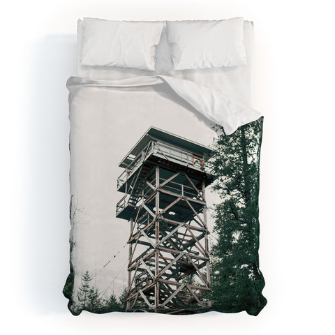Hannah Kemp Fire Lookout Duvet Cover