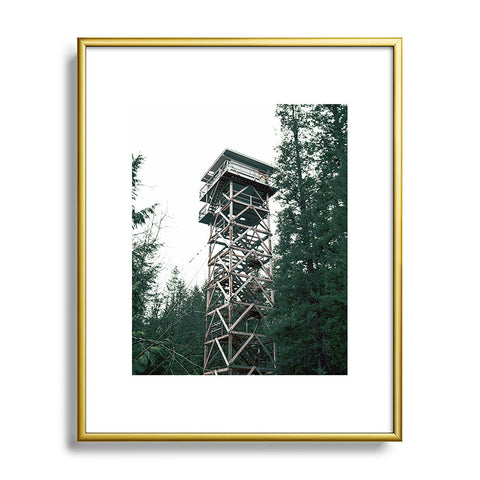Hannah Kemp Fire Lookout Metal Framed Art Print