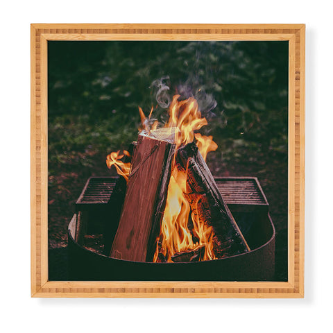 Hannah Kemp Fire Pit Framed Wall Art