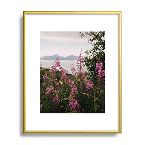 Hannah Kemp Fireweed Season Metal Framed Art Print