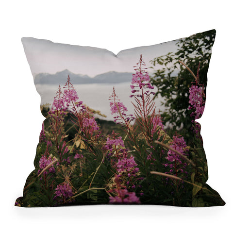 Hannah Kemp Fireweed Season Outdoor Throw Pillow