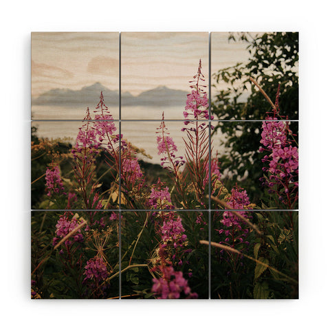 Hannah Kemp Fireweed Season Wood Wall Mural