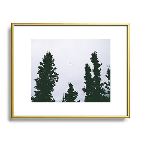 Hannah Kemp Flying Above Metal Framed Art Print