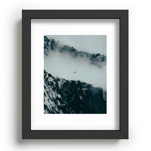 Hannah Kemp Flying Above Mountains Recessed Framing Rectangle