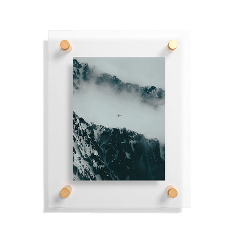 Hannah Kemp Flying Above Mountains Floating Acrylic Print