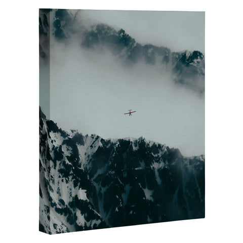 Hannah Kemp Flying Above Mountains Art Canvas