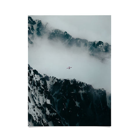 Hannah Kemp Flying Above Mountains Poster