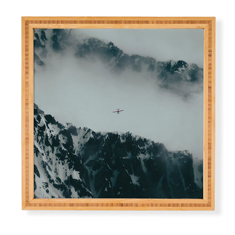 Hannah Kemp Flying Above Mountains Framed Wall Art
