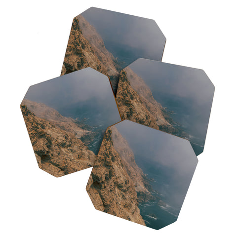 Hannah Kemp Foggy Coastal California Coaster Set