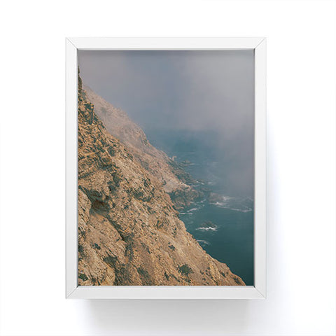 Hannah Kemp Foggy Coastal California Framed Mini Art Print