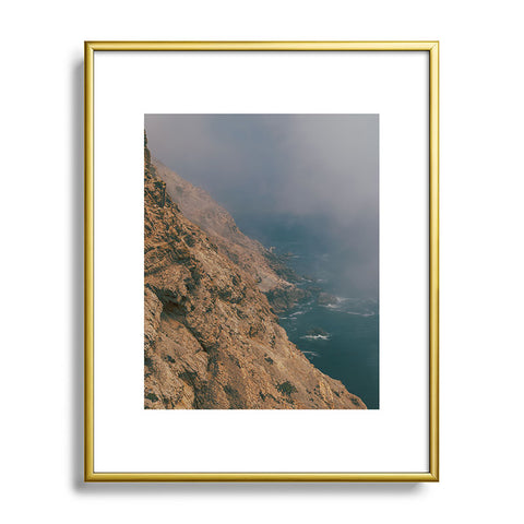 Hannah Kemp Foggy Coastal California Metal Framed Art Print