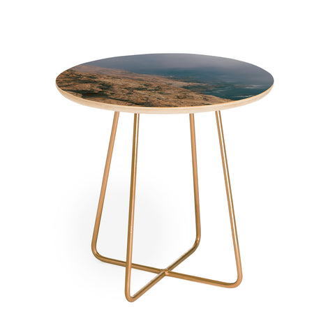 Hannah Kemp Foggy Coastal California Round Side Table