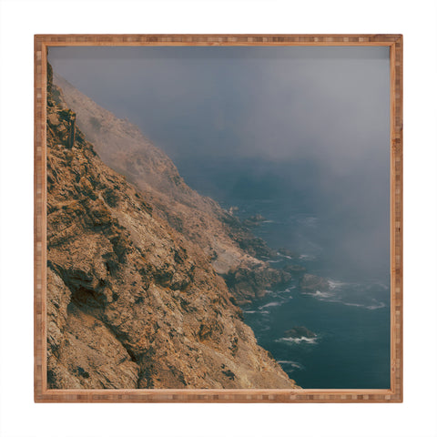 Hannah Kemp Foggy Coastal California Square Tray