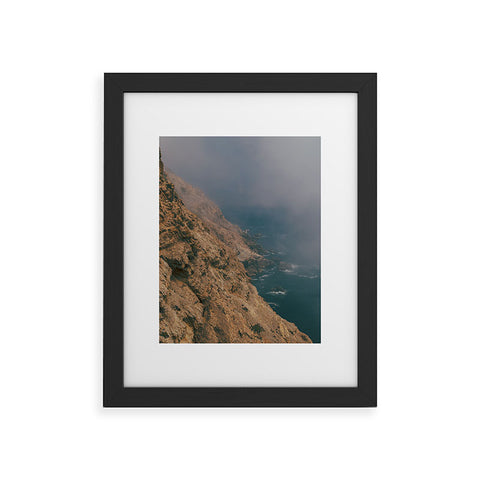 Hannah Kemp Foggy Coastal California Framed Art Print
