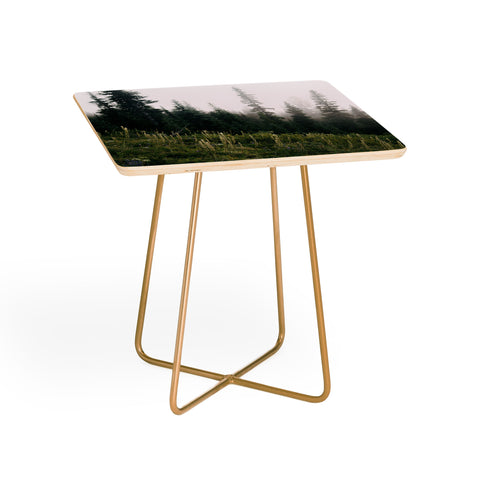 Hannah Kemp Foggy Green Forest Side Table